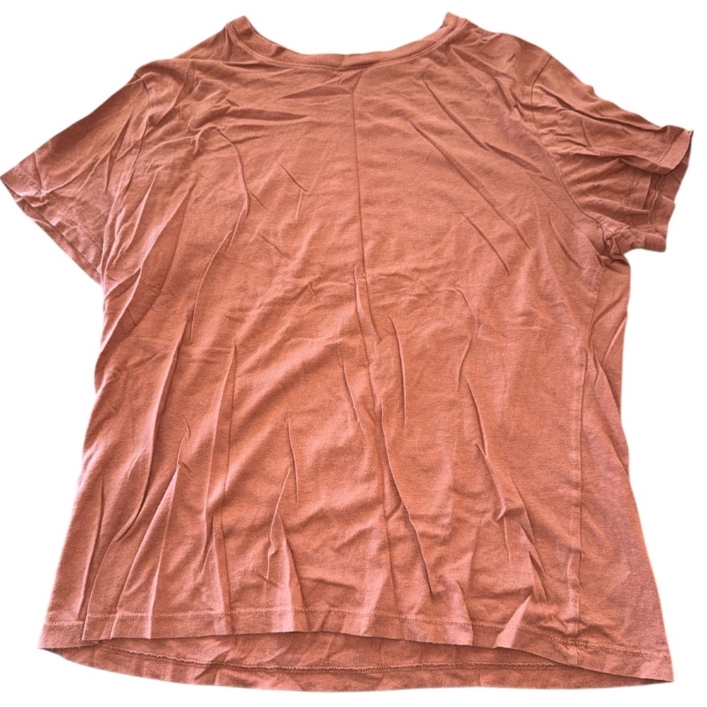 A new day Women's Orange Crew Neck Short Sleeve T-Shirt L